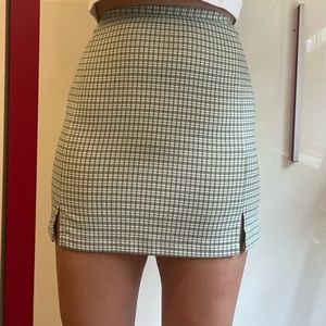J. Galt Plaid Mini Skirt